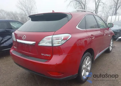 2010 Lexus Rx 350 z USA, uszkodzony, nr VIN 2T2BK1BA1AC018704